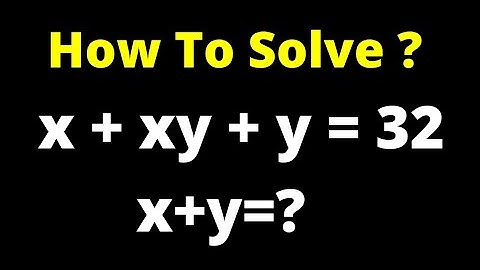 Math Olympiad Algebra Challenge | You Should Learn This Trick.