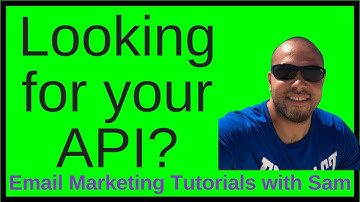 GetResponse Tutorials 2018: How to Find Your API