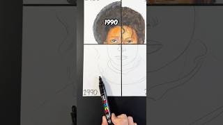 Drawing MICHAEL JACKSON Throughout The Years…🔥👀 (PART 3) #art