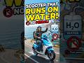 This scooter runs on water? No Petrol needed!#shorts #petrol #watee #fact techz #fact hindi #scooter