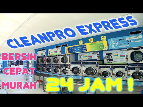 Cara mencuci di Self Service Laundry Cleanpro Express