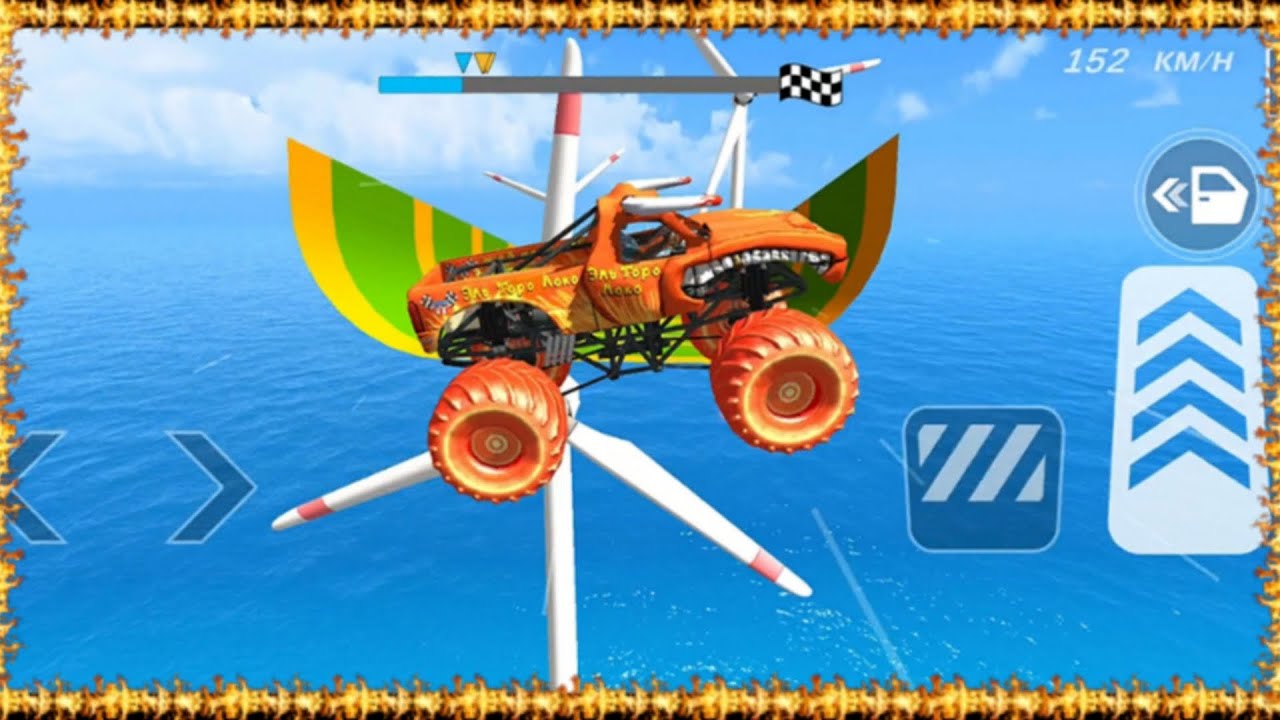 Insane Monster Truck Jump Over Water 😱 | No Limits Racing