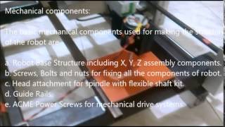Design And Development Of Cartesian Robot For End Milling - M.Tech Robotics Project SRM University