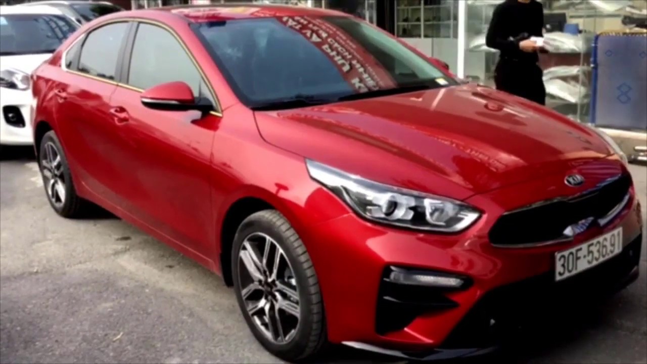 Đối thủ Elantra 2019 - Kia Cerato 2019 bản 1 6 AT màu đỏ - YouTube