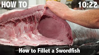 How to Fillet a Swordfish