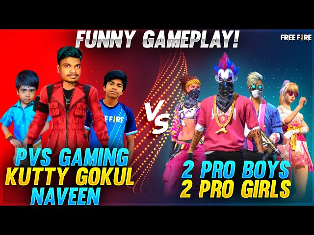 Kutty Gokul x PVS x Slumber Queen x 6yrs Old Boys 😭 !! Funny Clash Squad Gameplay With PVS In Tamil class=