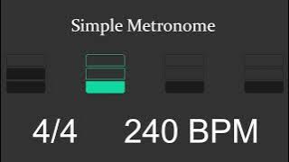 Metronome - 240 BPM