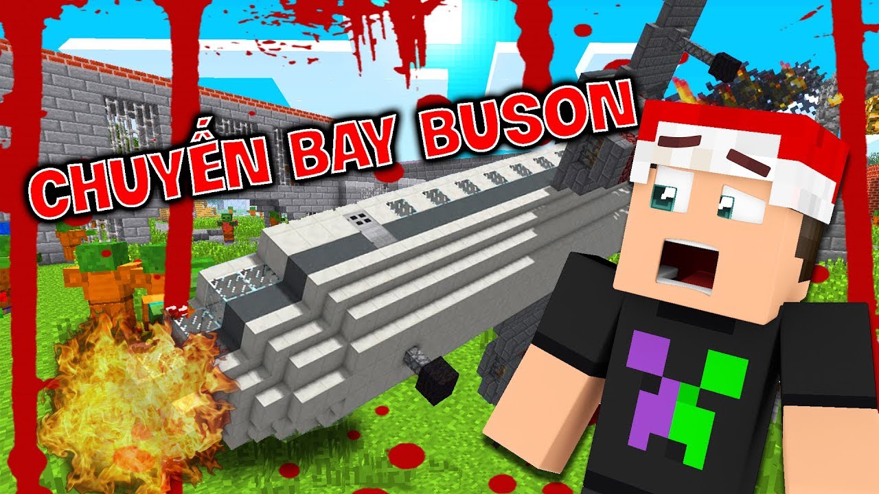 THẢM HỌA CHUYẾN BAY BUSON CÙNG OOPSCLUB - Minecraft 