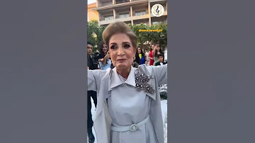 والدة أصالة نصري من حفل زفاف ابنها انس 