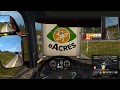 Перевозка груза через дорогу дурачков - часовая пробка в euro truck simulator 2 мультиплеер