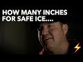 How Much Ice is "SAFE" for Fishing??? — Ice Pros Q&A ⚡