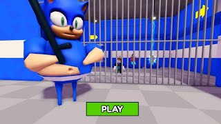 [ NEW ]SONIC BARRYS PRISON RUN! ( Obby ) #roblox #scaryobby #obby #pomni