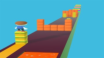 Food Cube Surfer:Surf Ride - All Levels Gameplay Android,ios