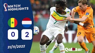 Senegal vs Netherlands 0-2 Highlights ملخص مباراة السنغال وهولندا 2\0 كاس العالم قطر