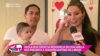 Paola Ruiz Presentó A Su Segundo Hijo Joaquín De Seis Meses En Vivo