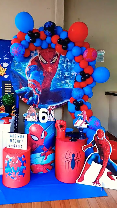 Decoração Homem Aranha 🕷🕸