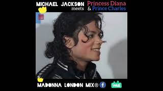 Michael Jackson meets Princess Diana and Prince Charles 👑