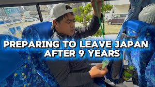 Preparing to leave Japan after 9 years | Buying Things to Bring Home | Cooking my own food