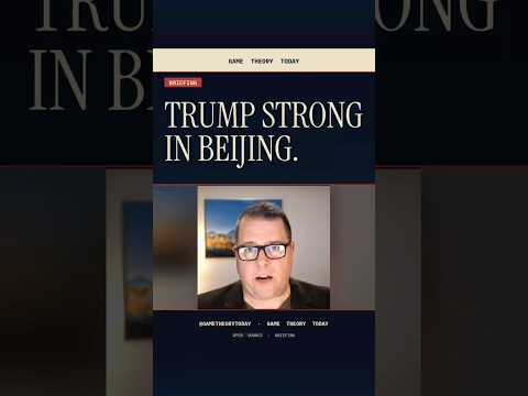 Video Trump Strong in Beijing — Sixteen Months of Receipts