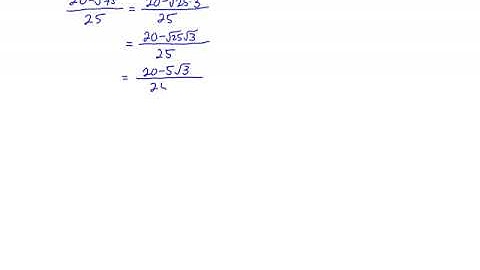 MTH 65 (m8v11) Simplifying Expressions with Square Roots in Fractions - Your Turn