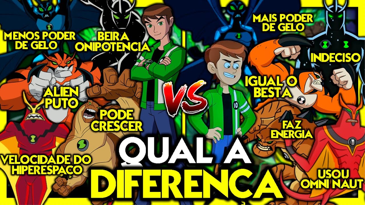 EXPLICADO! ENTENDA QUAL É REAL DIFERENÇA DOS ALIENS DO REBOOT COM