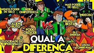 ALIEN FORCE VS REBOOT! QUAL A DIFERENÇA DOS ALIENS!??? - BEN 10