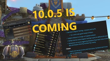 10.0.5 IS COMING! | Trading Post & Class Changes!