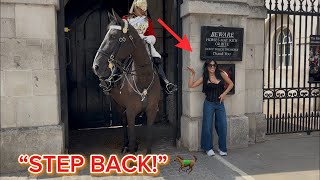 “STEP BEHIND THE LINE!” Royal Guard Warns Tourist