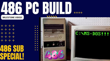 486 Pc Build! Retro build for a milestone!
