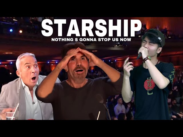 AGT 2023 STARSHIP X GOLDEN BUZZER With Amazing Sound Making judges Gosebumps Parody class=