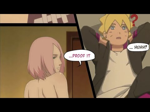 Sakura Oba-san We Can't Do This! Sakura Gives Boruto His Birthday Present.