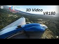 VR180 3D Video DA62 in MSFS2020 Pt-12 LERQ-LEMK