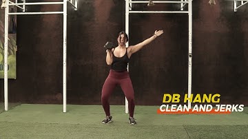 Single Arm Dumbbell Hang Clean & Jerk