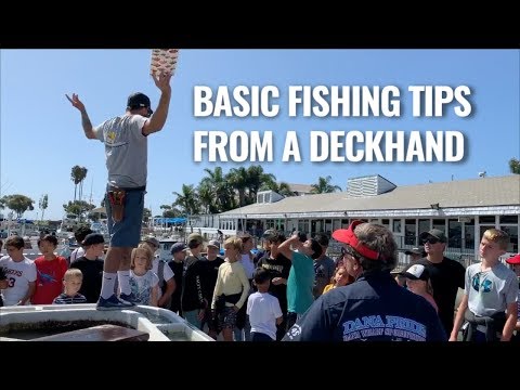 Basic fishing tips from a deckhand 