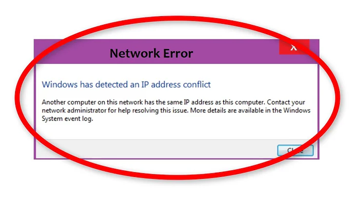 How To Fix Windows Has Detected An IP Address Conflict Error On Windows 10/8/7