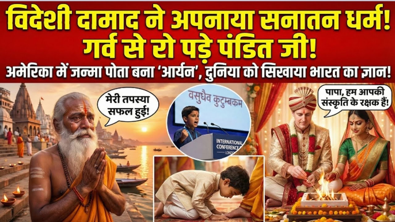 अमेरिका झुक गया भारत के ज्ञान के आगे: एक दादा और पोते की रोंगटे खड़े कर देने वाली कहानी 🚩