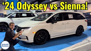 2024 Honda Odyssey vs 2024 Toyota Sienna: Best Minivan?: