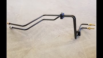 How to bend and flare transmission lines