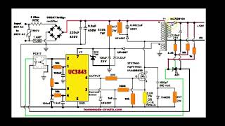 Make this Universal UC3843 Flyback SMPS Circuit: Fully Customizable
