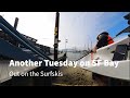 Surfski under the golden gate bridge