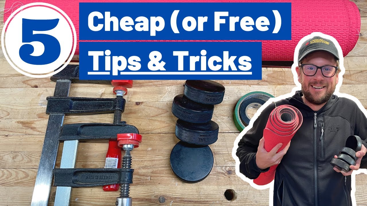5 Woodworking Tips and Tricks // Quick, Easy, Cheap (or FREE) - YouTube