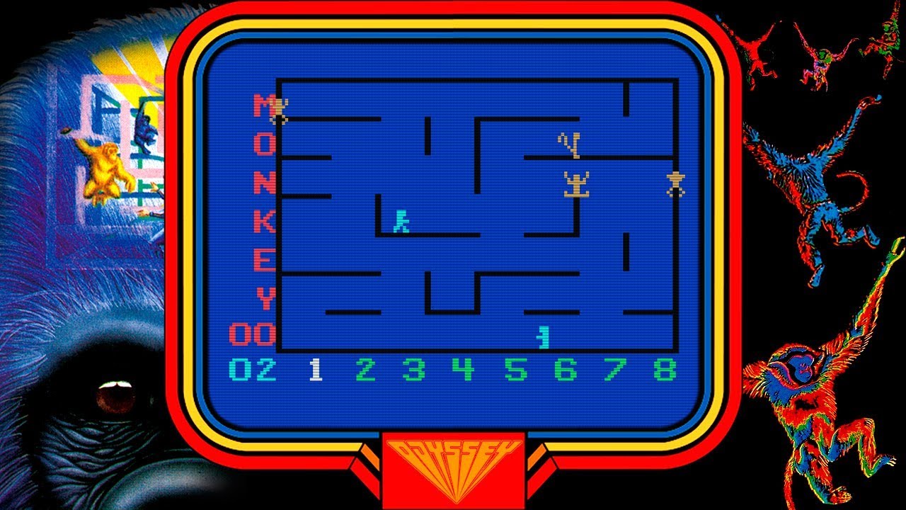 Console Odyssey – Jeu Monkeyshines Inclus – Vintage – Occasion