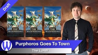 Legacy Cube Draft - Purphoros Goes To Town (Drafting)