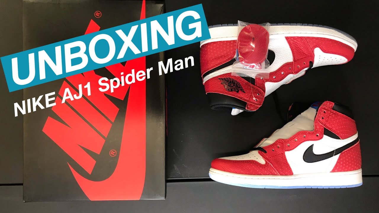 NIKE Spider-Man AIR RETRO "Into The Spider verse" UNBOXING -