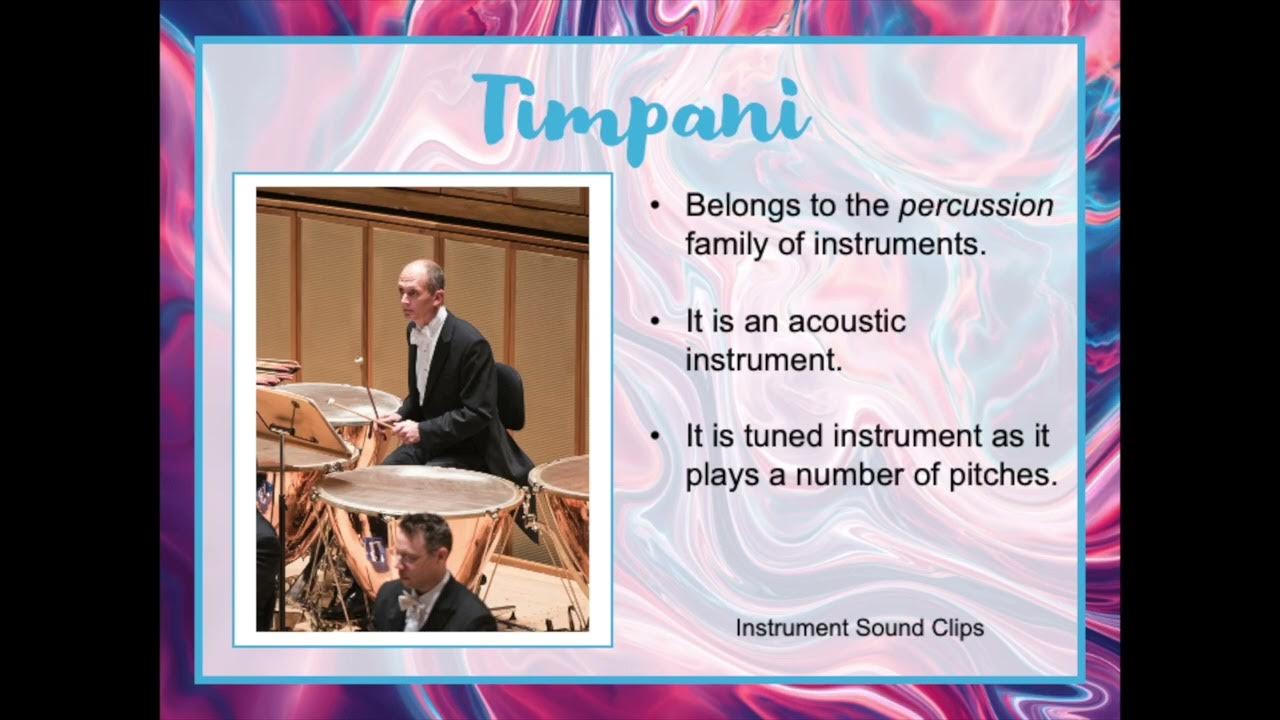 Timpani Sound Example YouTube