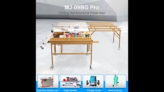 MJ09BG pro woodworking saw cutting sliding table panel saw