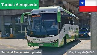 Viaje en Turbus Aeropuerto King Long XMQ6130G Teminal Alameda-Aeropuerto