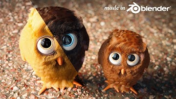 How to Make a Terribly Cute and Fluffy 3D Character in Blender | 0w0 Part 3 - Texturing & Rendering