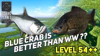 Alternative Farming Level 54++ on the Blue Crab Island Map - Fishing Planet