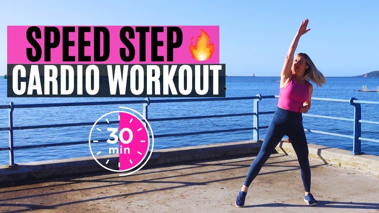 Скоростная кардио-тренировка Speed ​​Step | ~5000 шагов | Тренировка с низкой интенсивностью пота